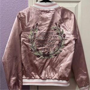 Jac Vanek Pink Quilted Jacket